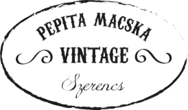 Pepita Macska Vintage